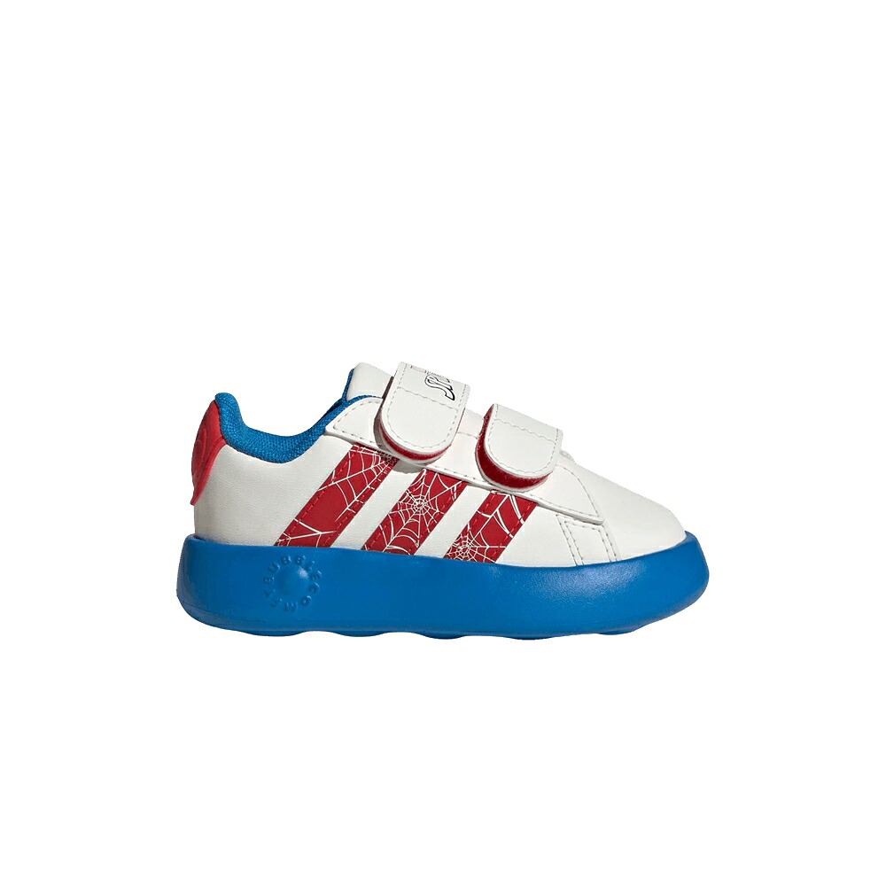 アディダス グランド コート 白色 ホワイト ピュア 'SPIDERMAN WHITE' スニーカー メンズ ADIDAS MARVEL X GRAND COURT I 'SPIDER-MAN - / CLOUD WHITE PURE RUBY BRIGHT