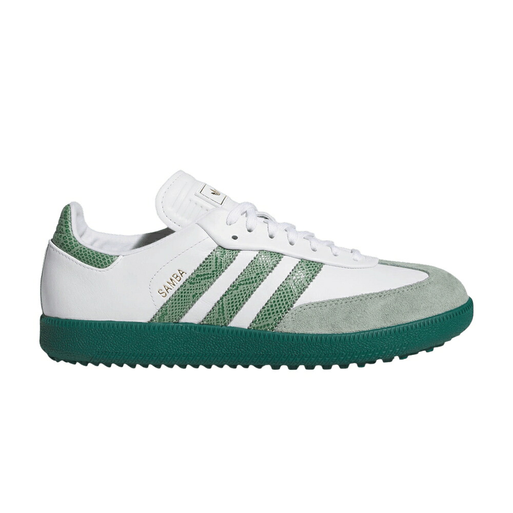アディダス サンバ ゴルフ 白色 ホワイト 緑 グリーン 'CLOUD GREEN' スニーカー メンズ ADIDAS SAMBA SPIKELESS GOLF WHITE COLLEGIATE / CLOUD WHITE COLLEGIATE GREEN 55,440円