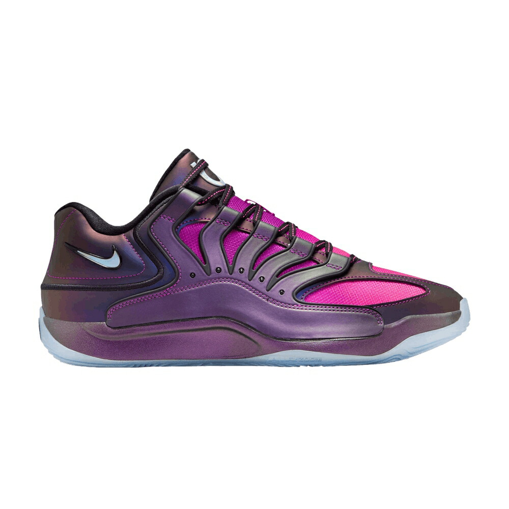 ナイキ 紫 パープル 黒色 ブラック ピンク EGGPLANT スニーカー メンズ NIKE KD 18 / VIVID PURPLE BLACK HYPER PINK