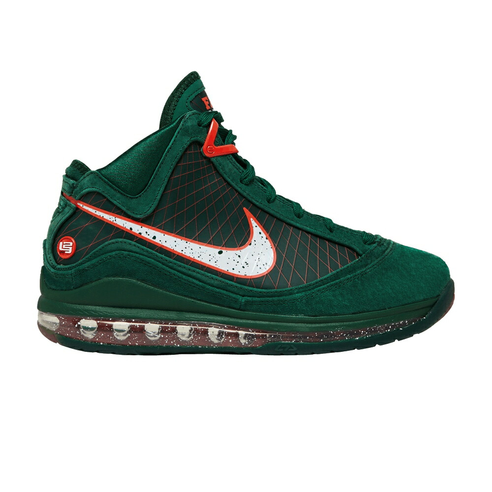 ナイキ フロリダ レブロン 緑 グリーン 白色 ホワイト チーム 橙 オレンジ A\u0026M RATTLERS GREEN スニーカー メンズ NIKE FLORIDA UNIVERSITY X LEBRON 7 RETRO - GORGE / GORGE GREEN WHITE TEAM ORANGE
