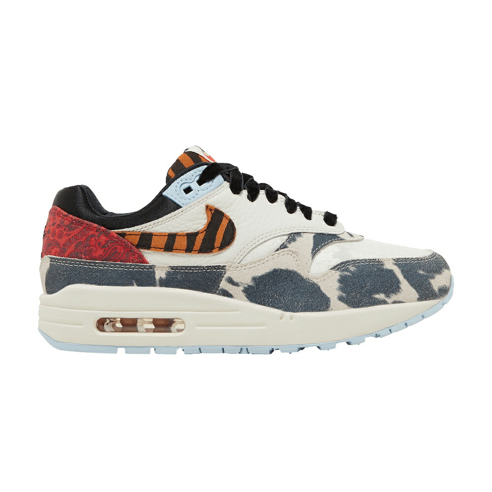 ナイキ マックス 黒色 ブラック 青色 ブルー エアマックス 87 GREAT INDOORS スニーカー レディース NIKE WMNS AIR MAX 1 / SAIL BLACK CELESTINE BLUE