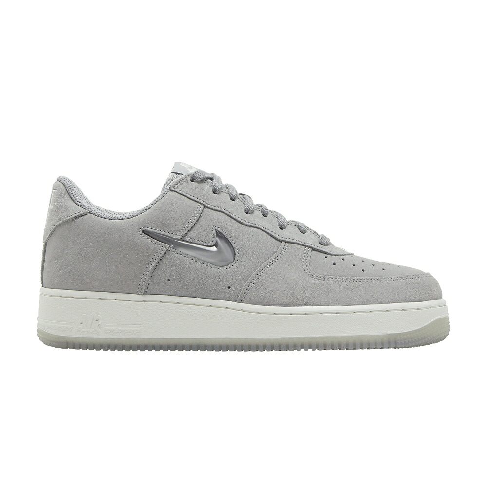 ナイキ 灰色 グレー 白色 ホワイト エアフォース 'COLOR GREY' スニーカー メンズ NIKE AIR FORCE 1 JEWEL OF THE MONTH - LIGHT SMOKE / LIGHT SMOKE GREY SUMMIT WHITE|スニケス