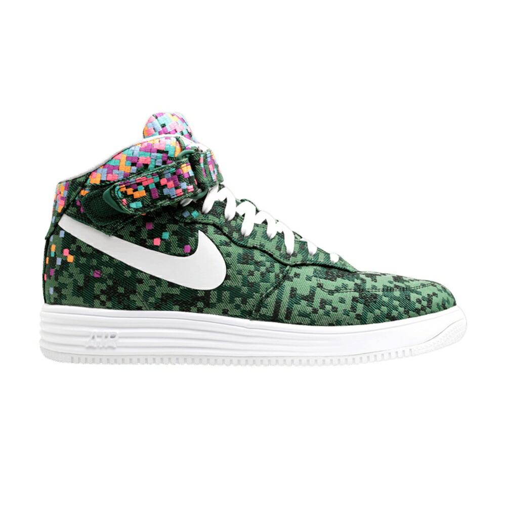 ナイキ ルーナー ルナー ミッド 緑 グリーン 白色 ホワイト 'RIO' スニーカー メンズ NIKE LUNAR FORCE 1 MID JCRD SP / PN GREEN PN GRN GRG GRN WHITE