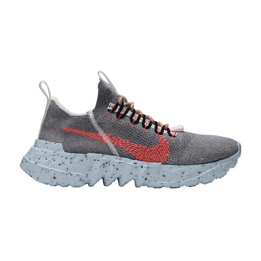 ナイキ 薄墨色 薄墨色 青味 青み クリムゾン \u0027THIS TRASH\u0027 スニーカー メンズ NIKE SPACE HIPPIE 01 IS / GREY CHAMBRAY BLUE TOTAL CRIMSON