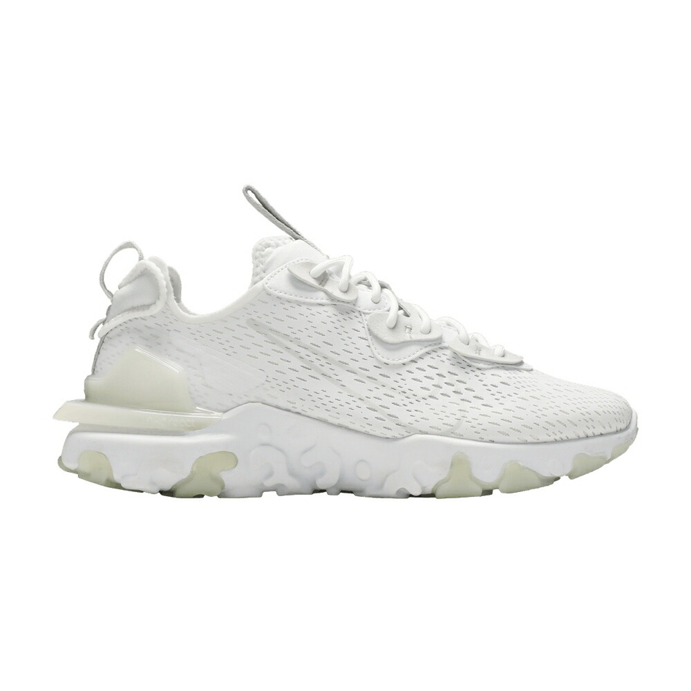 ナイキ リアクト 白色 ホワイト 灰色 グレー WHITE スニーカー メンズ NIKE REACT VISION / WHITE WHITE LIGHT SMOKE GREY