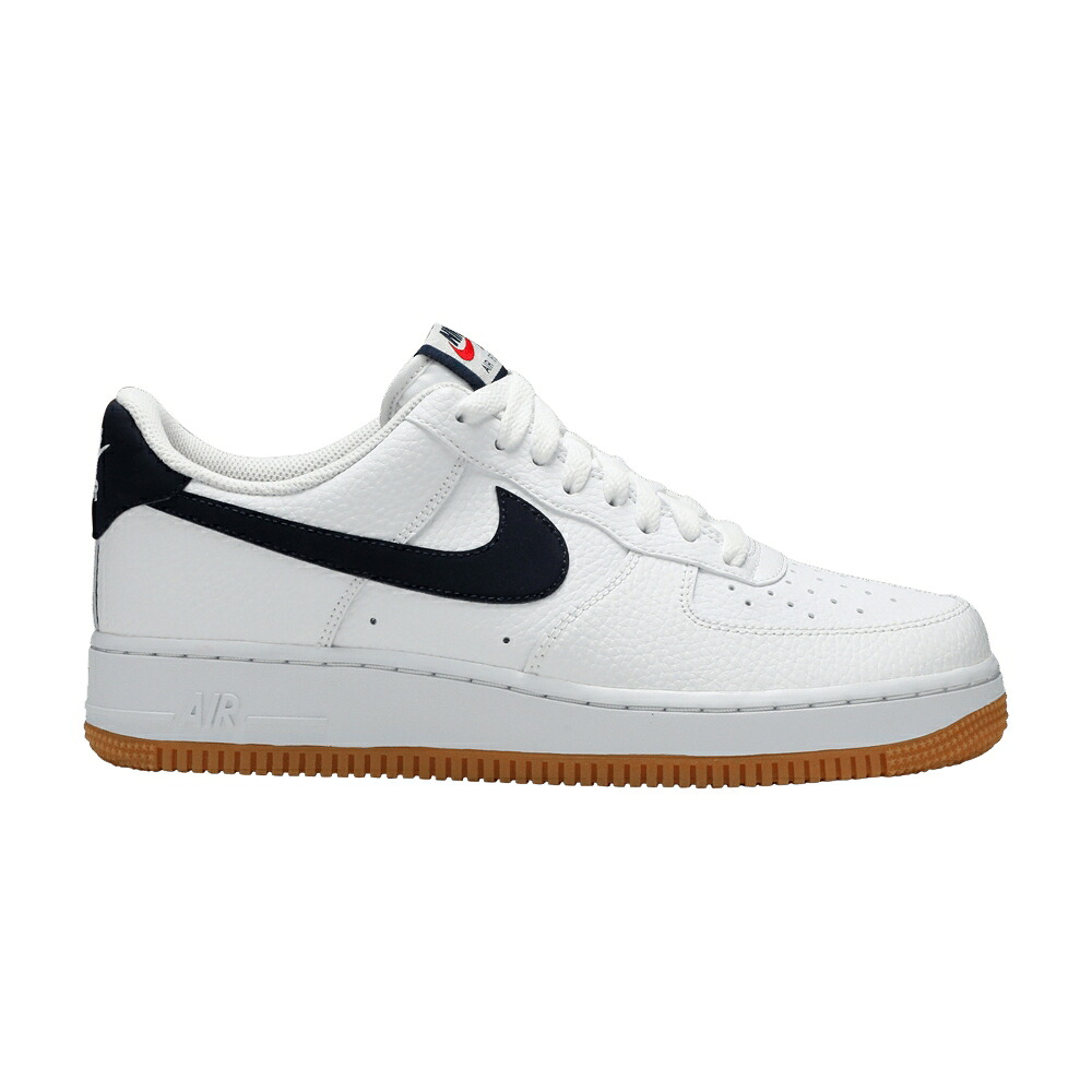 ナイキ 白いこと 白いこと 赤 赤いこと 空軍 \u0027OBSIDIAN GUM\u0027 スニーカー メンズ NIKE AIR FORCE 1 LOW / WHITE UNIVERSITY RED GUM MEDIUM