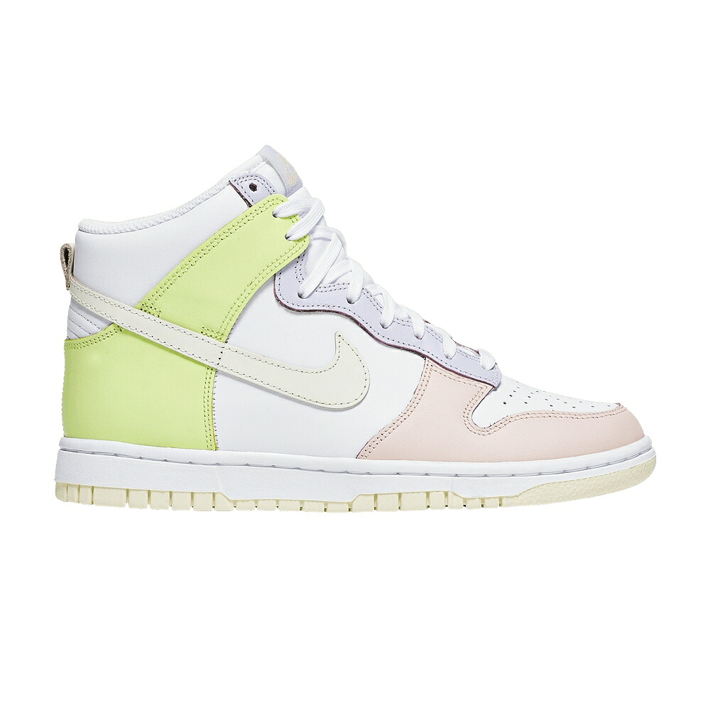 ナイキ ダンク 御機嫌 白いこと 白いこと ダンクハイ \u0027LEMON TWIST\u0027 スニーカー レディース NIKE WMNS DUNK HIGH / WHITE CASHMERE LEMON TWIST