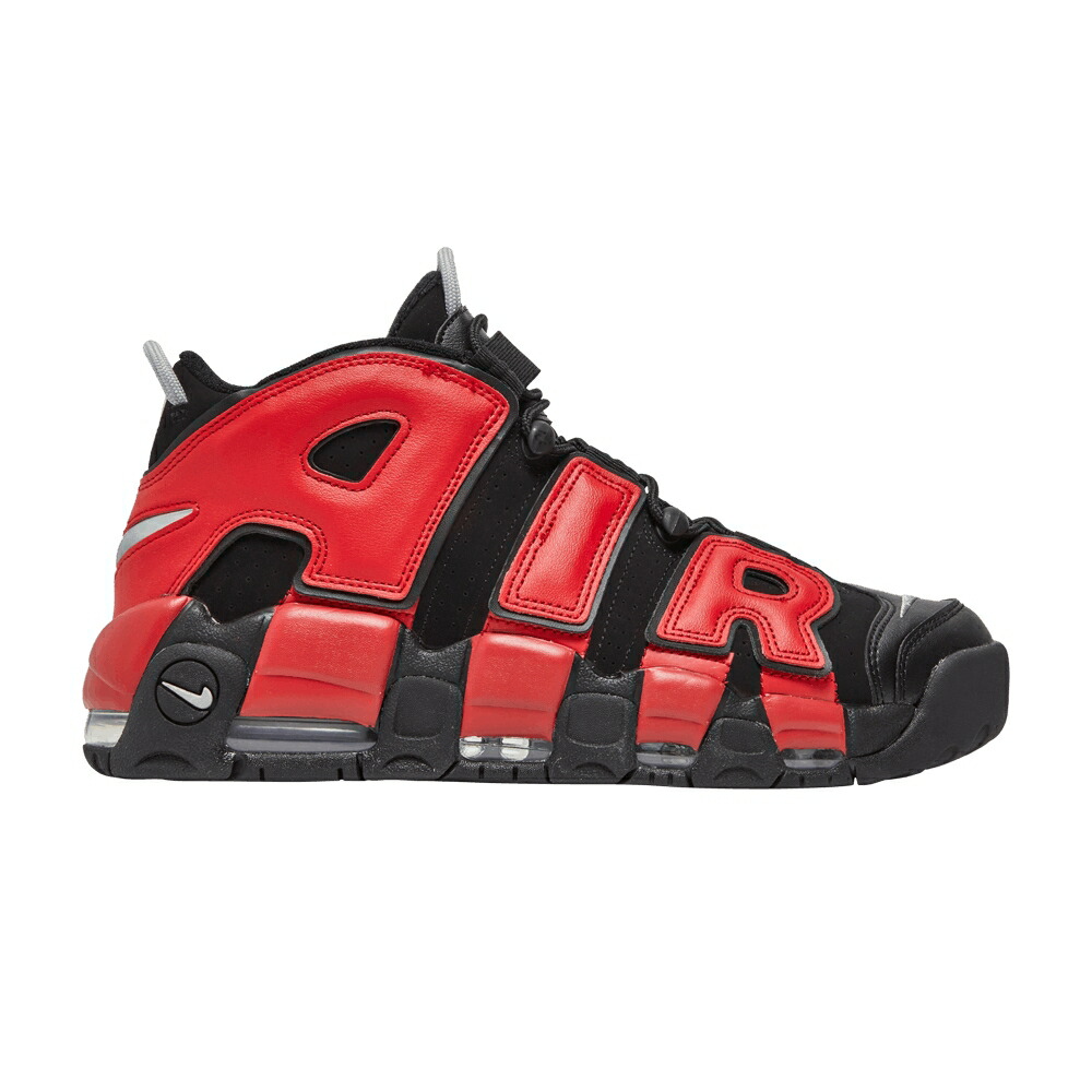 ナイキ アップテンポ 黒色 ブラック 赤 レッド エアモアアップテンポ モアテン 96 PLIT スニーカー メンズ NIKE AIR MORE UPTEMPO / BLACK UNIVERSITY RED MIDNIGHT