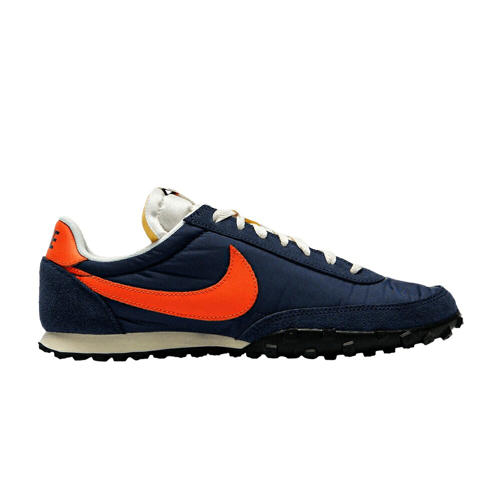 ナイキ ワッフル 紺色 ネイビー 橙 オレンジ 'MIDNIGHT ORANGE' スニーカー メンズ NIKE WAFFLE RACER NAVY SAFETY / MIDNIGHT NAVY SAFETY ORANGE｜スニケス 31,135円