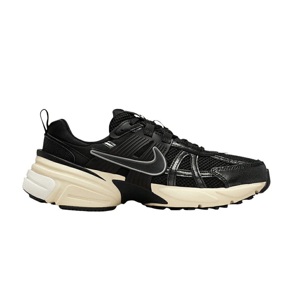 ナイキ ラン 黒色 ブラック 銀色 シルバー 'BLACK MUSLIN' スニーカー レディース NIKE WMNS V2K RUN / BLACK METALLIC SILVER MUSLIN