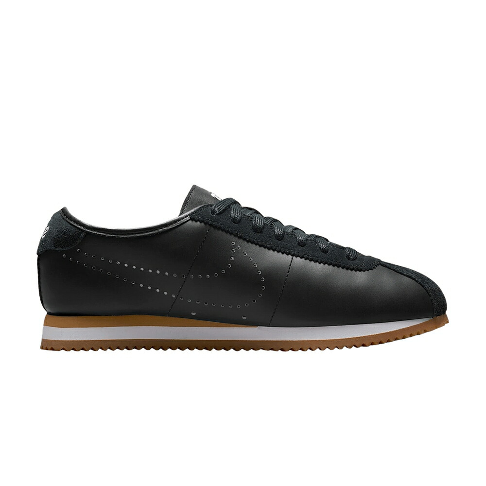 ナイキ コルテッツ レザー 黒色 ブラック 茶色 ブラウン 白色 ホワイト \'BLACK BROWN\' スニーカー レディース NIKE WMNS CORTEZ LEATHER GUM LIGHT / BLACK GUM LIGHT BROWN WHITE