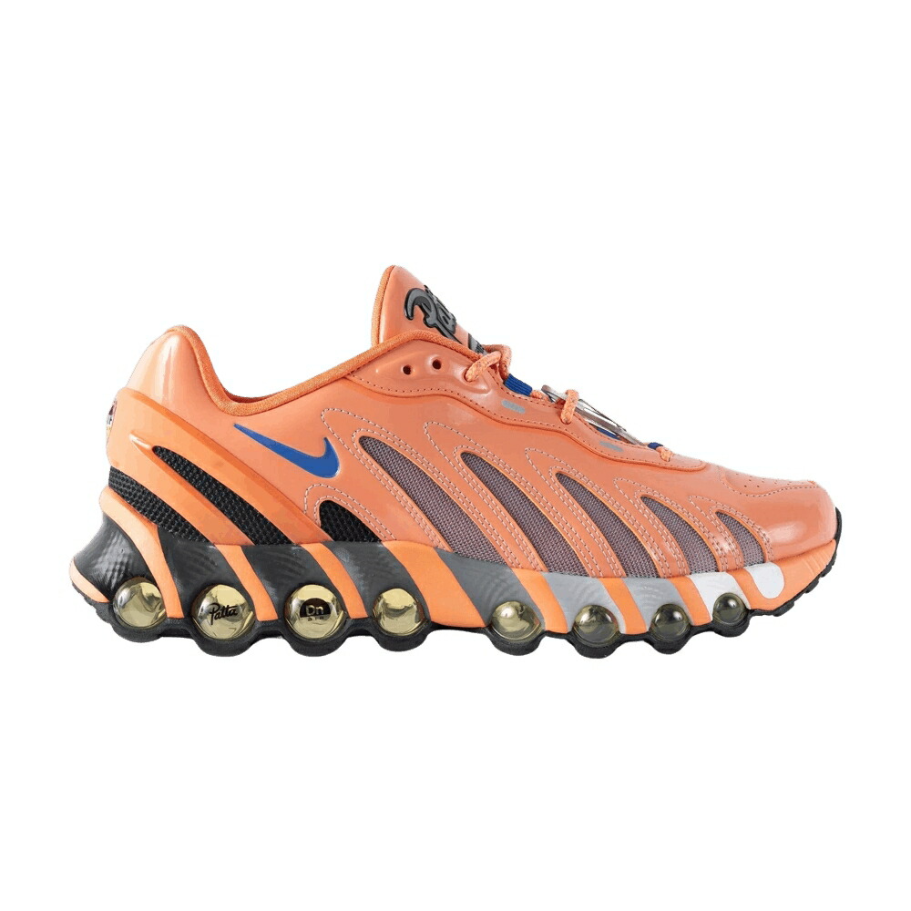ナイキ マックス 橙 オレンジ ゲーム エアマックス ORANGE FROST ゲームロイヤル 青 ブルー スニーカー メンズ NIKE PATTA X AIR MAX DN8 / ORANGE FROST GAME ROYAL METALLIC