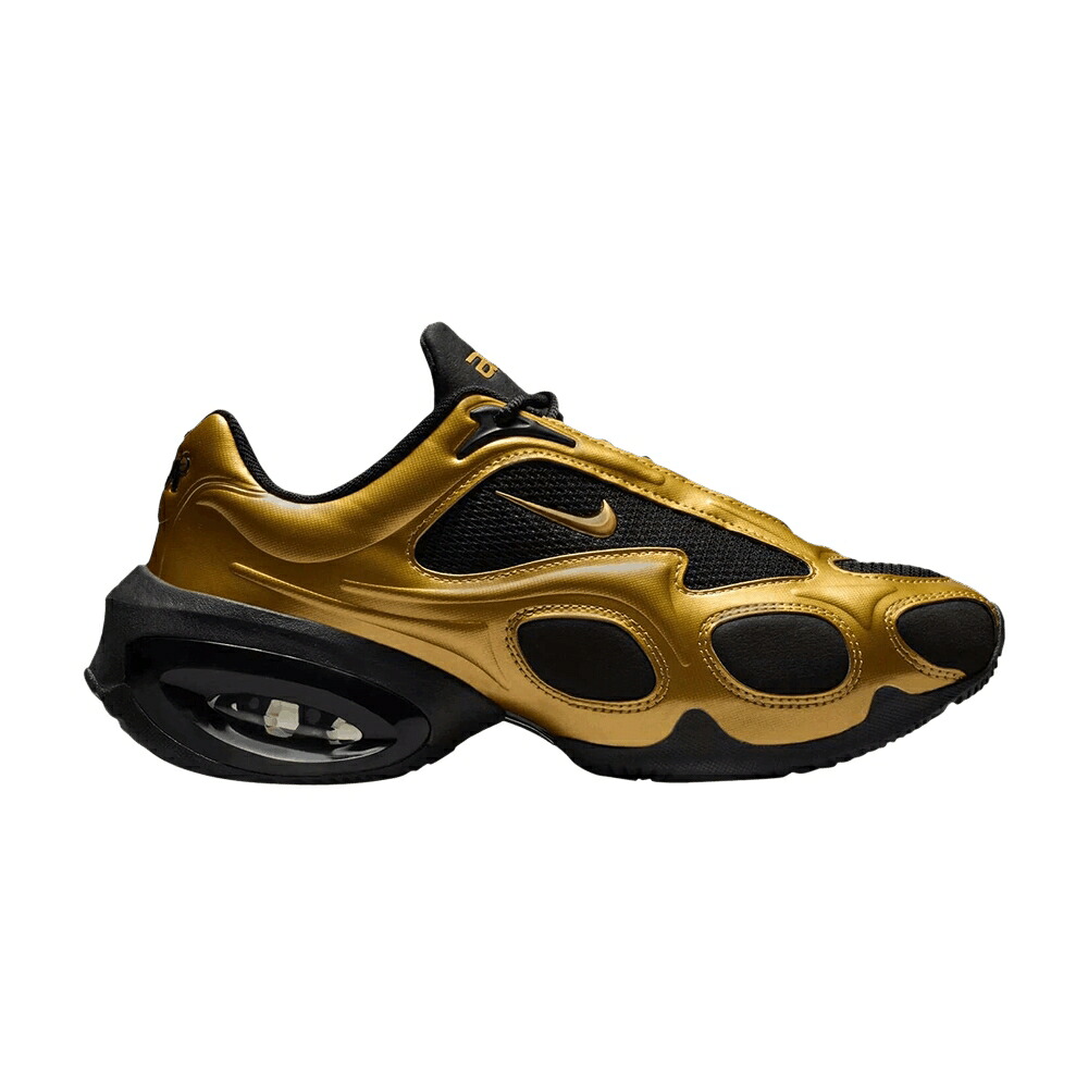 ナイキ マックス ゴールド 黒いこと 黒いこと エア湖マックス \u0027METALLIC BLACK\u0027 スニーカー レディース NIKE WMNS AIR MAX MUSE GOLD / METALLIC GOLD BLACK