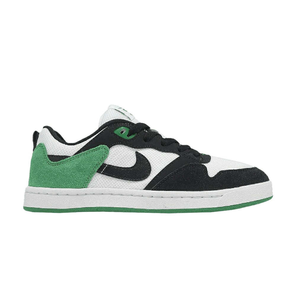 ナイキ エスビー 黒色 ブラック クラシック 白色 ホワイト 緑 グリーン 'WHITE GREEN' ジュニア キッズ NIKE ALLEYOOP SB GS BLACK CLASSIC / WHITE BLACK CLASSIC GREEN ベビー マタニティ スニーカー|スニケス