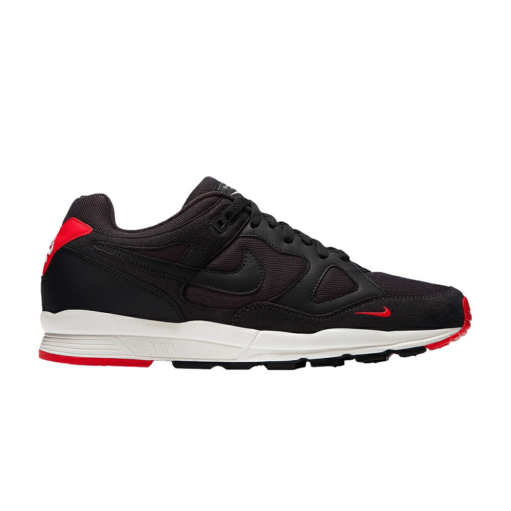 ナイキ 灰色 グレー 黒色 ブラック 赤 レッド BRED スニーカー メンズ NIKE AIR SPAN II / OIL GREY BLACK UNIVERSITY RED