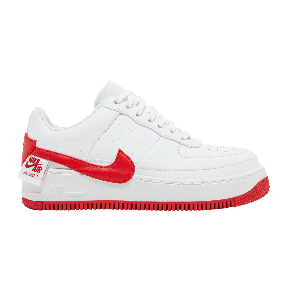 ナイキ 白いこと 白いこと 赤 赤いこと 空軍 \u0027UNIVERSITY RED\u0027 スニーカー レディース NIKE WMNS AIR FORCE 1 JESTER / WHITE UNIVERSITY RED