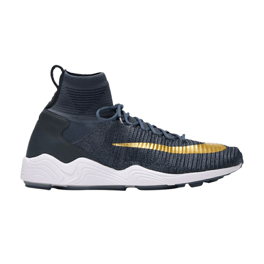 ナイキ ズーム フライニット 青色 ブルー フォックス ゴールド コイン 'BLUE FOX' スニーカー メンズ NIKE ZOOM MERCURIAL 11 FLYKNIT FC / BLUE FOX METALLIC GOLD COIN