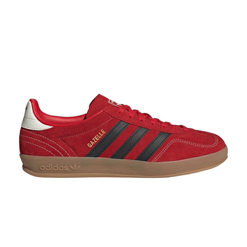 アディダス ガゼル 中核グループ 黒いこと 黒いこと \u0027BETTER GUM\u0027 スニーカー メンズ ADIDAS GAZELLE INDOOR SCARLET CORE BLACK / BETTER SCARLET CORE BLACK GUM