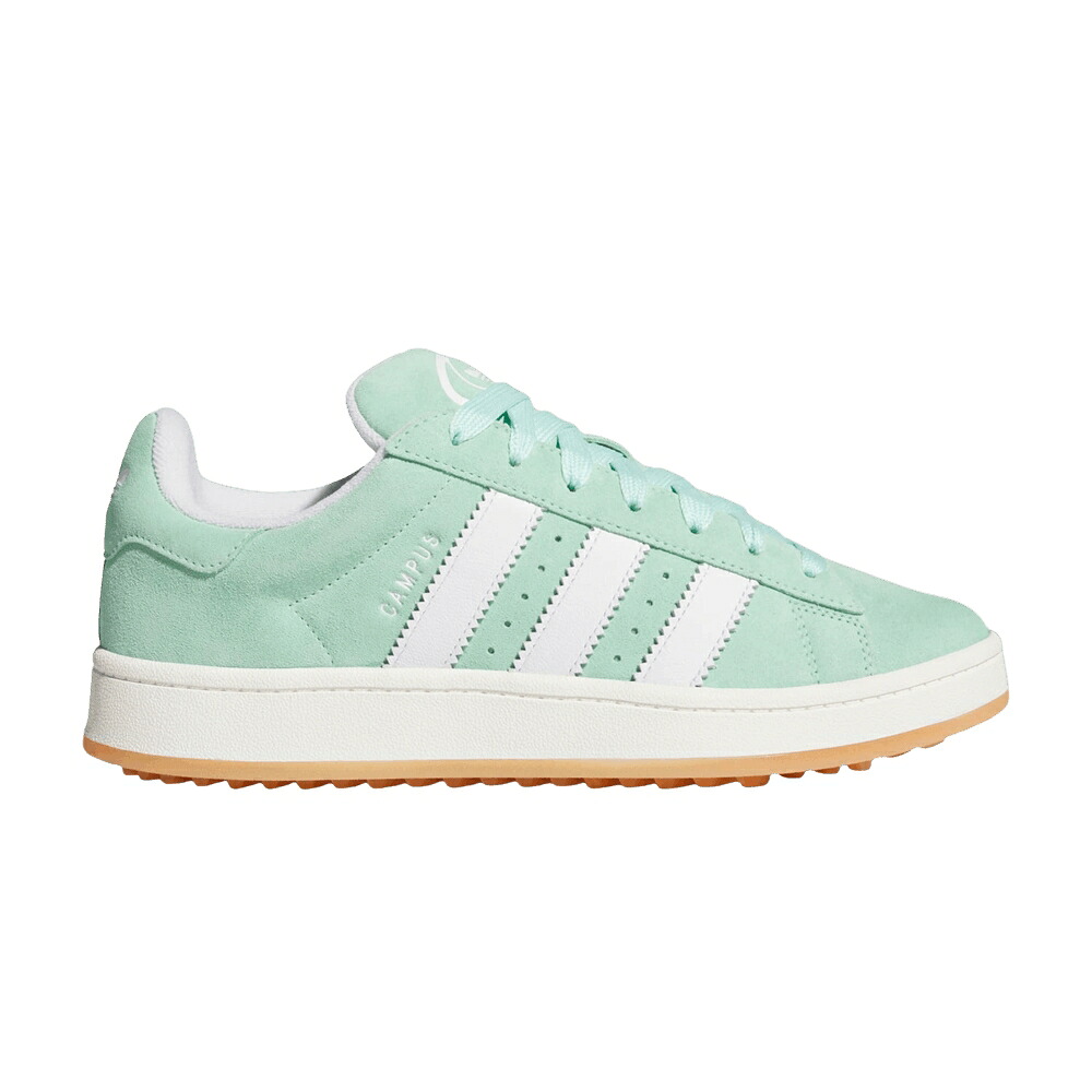 アディダス 構内 ゴルフ 白いこと 白いこと \u0027CLEAR WHITE\u0027 スニーカー レディース ADIDAS WMNS CAMPUS 00S SPIKELESS GOLF MINT CLOUD / CLEAR MINT CLOUD WHITE GUM