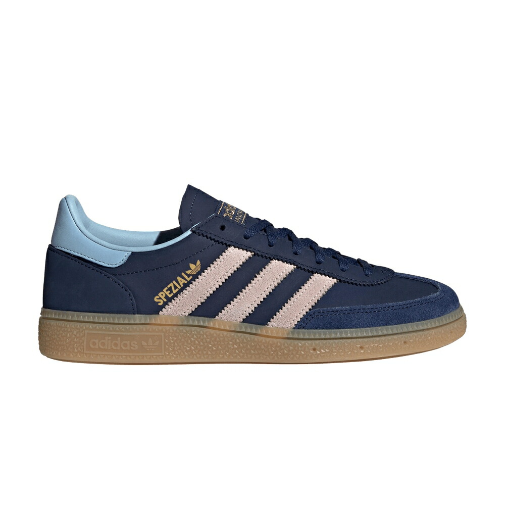 アディダス ハンドボール スペシアル 青色 ブルー \u0027DARK SKY\u0027 スニーカー レディース ADIDAS WMNS HANDBALL SPEZIAL BLUE WONDER QUARTZ CLEAR / DARK BLUE WONDER QUARTZ CLEAR 靴-レディース靴