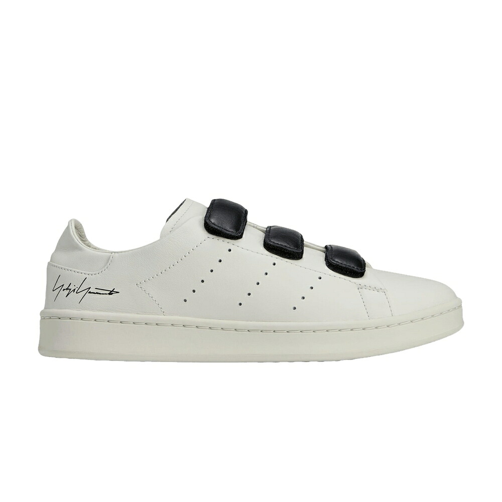 アディダス 薄墨色 薄墨色 黒いこと 黒いこと 立場し損ない \u0027WHITE BLACK\u0027 スニーカー メンズ ADIDAS Y-3 STAN SMITH HOOK AND LOOP / ORBIT GREY ORBIT GREY BLACK