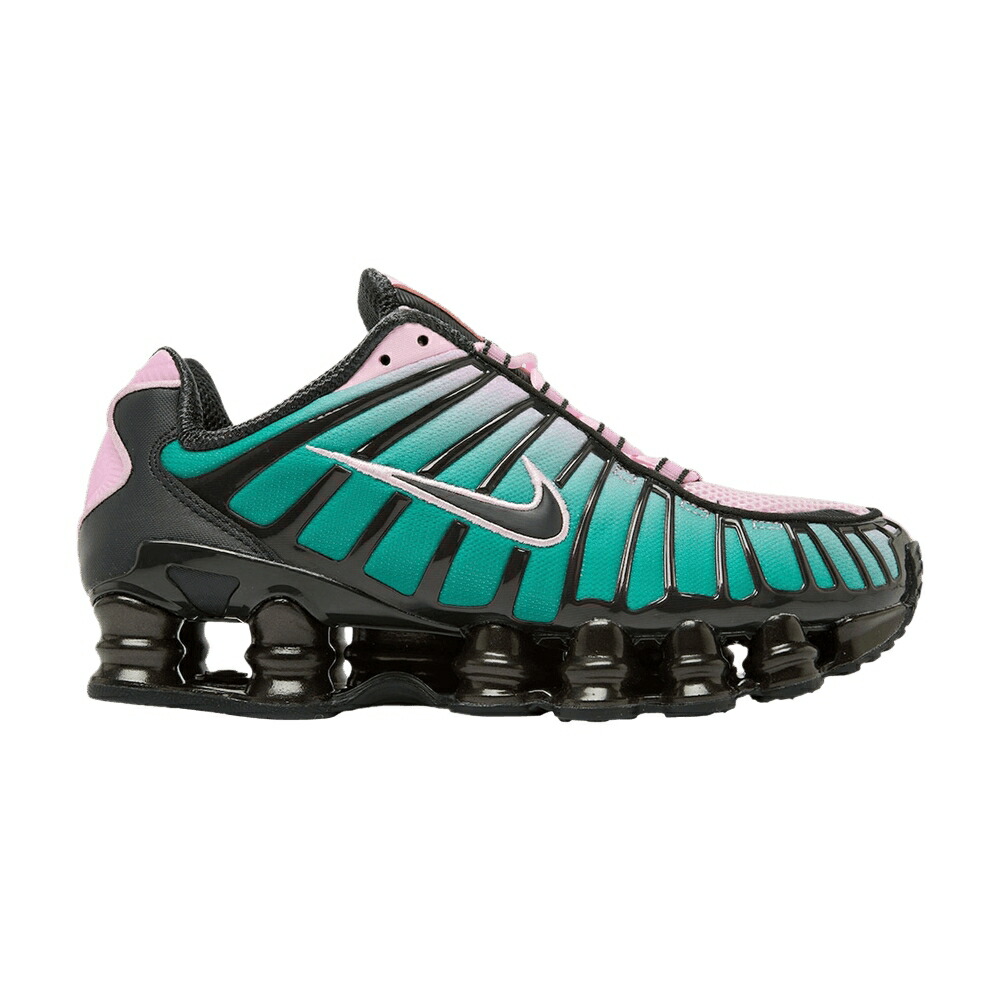 ナイキ ショックス さくら色 緑 緑であること \u0027WATERMELON\u0027 スニーカー レディース NIKE WMNS SHOX TL / LIGHT ARCTIC PINK NEPTUNE GREEN