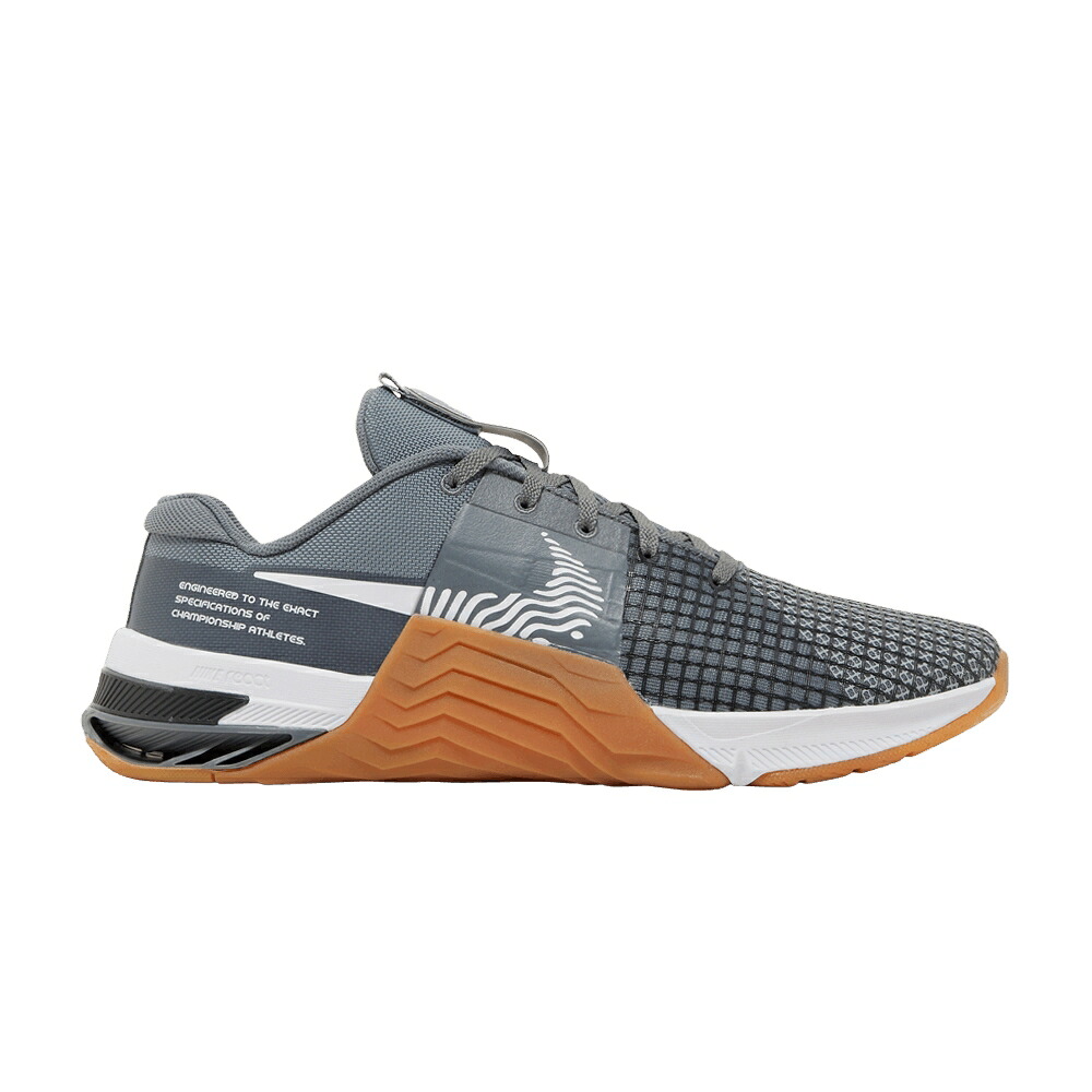 ナイキ 灰色 グレー 'SMOKE GUM' スニーカー メンズ NIKE METCON 8 GREY / SMOKE GREY DARK SMOKE GREY LIGHT