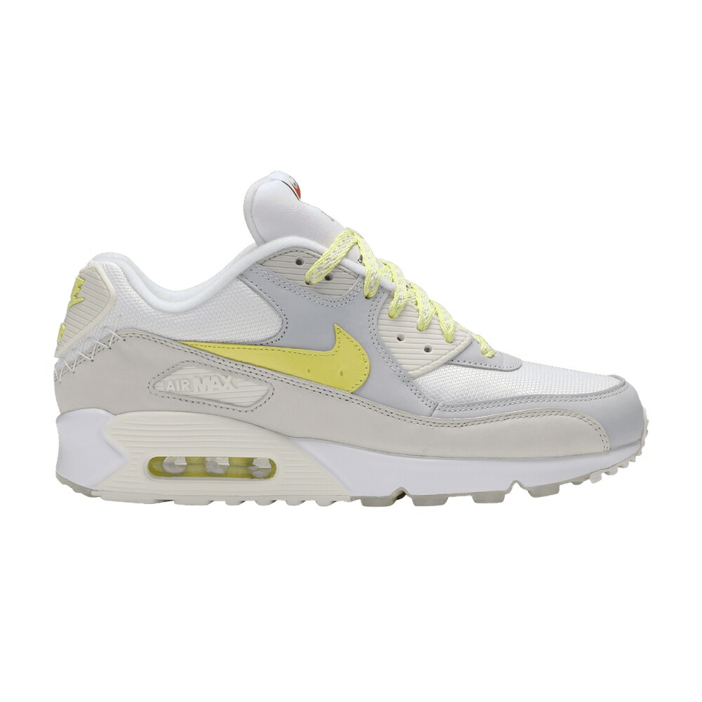 ナイキ マックス 白色 ホワイト エアマックス IDE A スニーカー メンズ NIKE AIR MAX 90 PRM / WHITE LEMON FROST LIGHT BONE