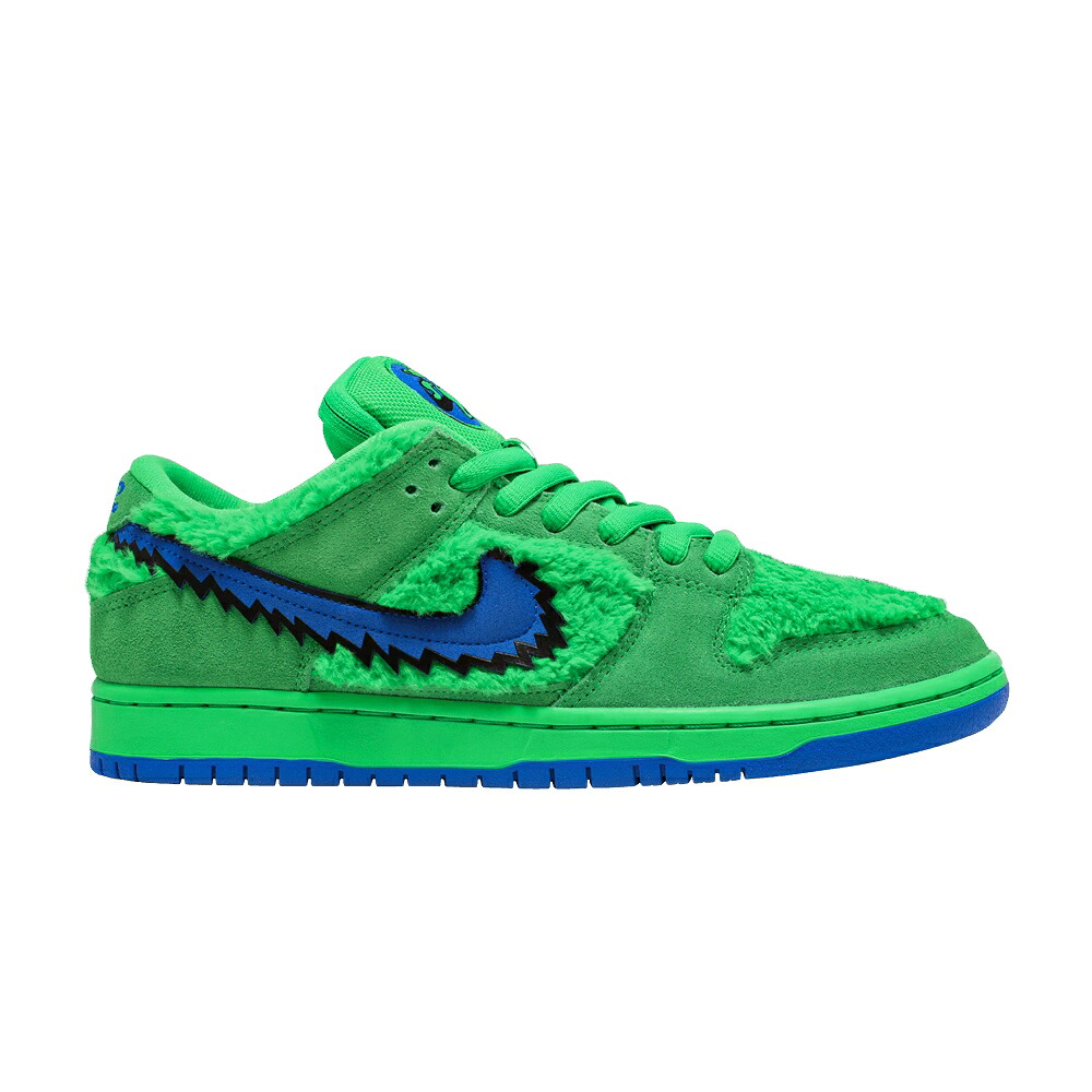 ナイキ ダンク エスビー 緑 緑であること 取り組み 黒いこと 黒いこと ダンクロー \u0027GREEN BEAR\u0027 取り組みロイヤル 青 青色 スニーカー メンズ NIKE GRATEFUL DEAD X DUNK LOW SB / ELECTRIC GREEN GAME ROYAL BLACK