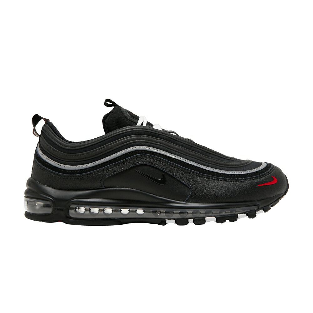 ナイキ マックス 黒いこと 黒いこと 赤 赤いこと 白いこと 白いこと エア湖マックス \u0027BLACK RED\u0027 スニーカー メンズ NIKE AIR MAX 97 SPORT / BLACK BLACK SPORT RED WHITE