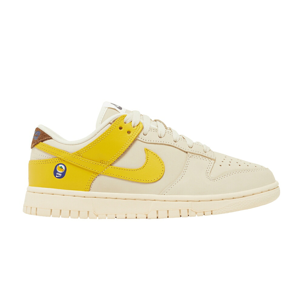 ナイキ ダンク ダンクロー \u0027BANANA\u0027 スニーカー レディース NIKE WMNS DUNK LOW LX / COCONUT MILK VIVID SULFUR CACAO