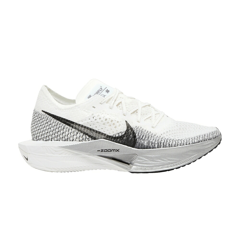 ナイキ 白色 ホワイト 灰色 グレー NEXT% 'WHITE GREY' スニーカー メンズ NIKE ZOOMX VAPORFLY 3 PARTICLE / WHITE PARTICLE GREY METALLIC|スニケス
