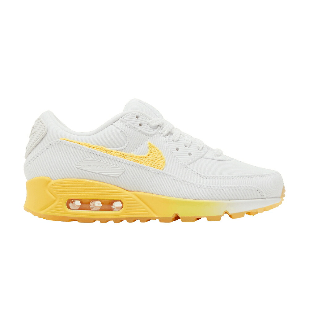 ナイキ マックス 白いこと 白いこと 大気圏マックス \u0027CITRON DAISY\u0027 スニーカー レディース NIKE WMNS AIR MAX 90 SE / WHITE ALABASTER SAIL CITRON