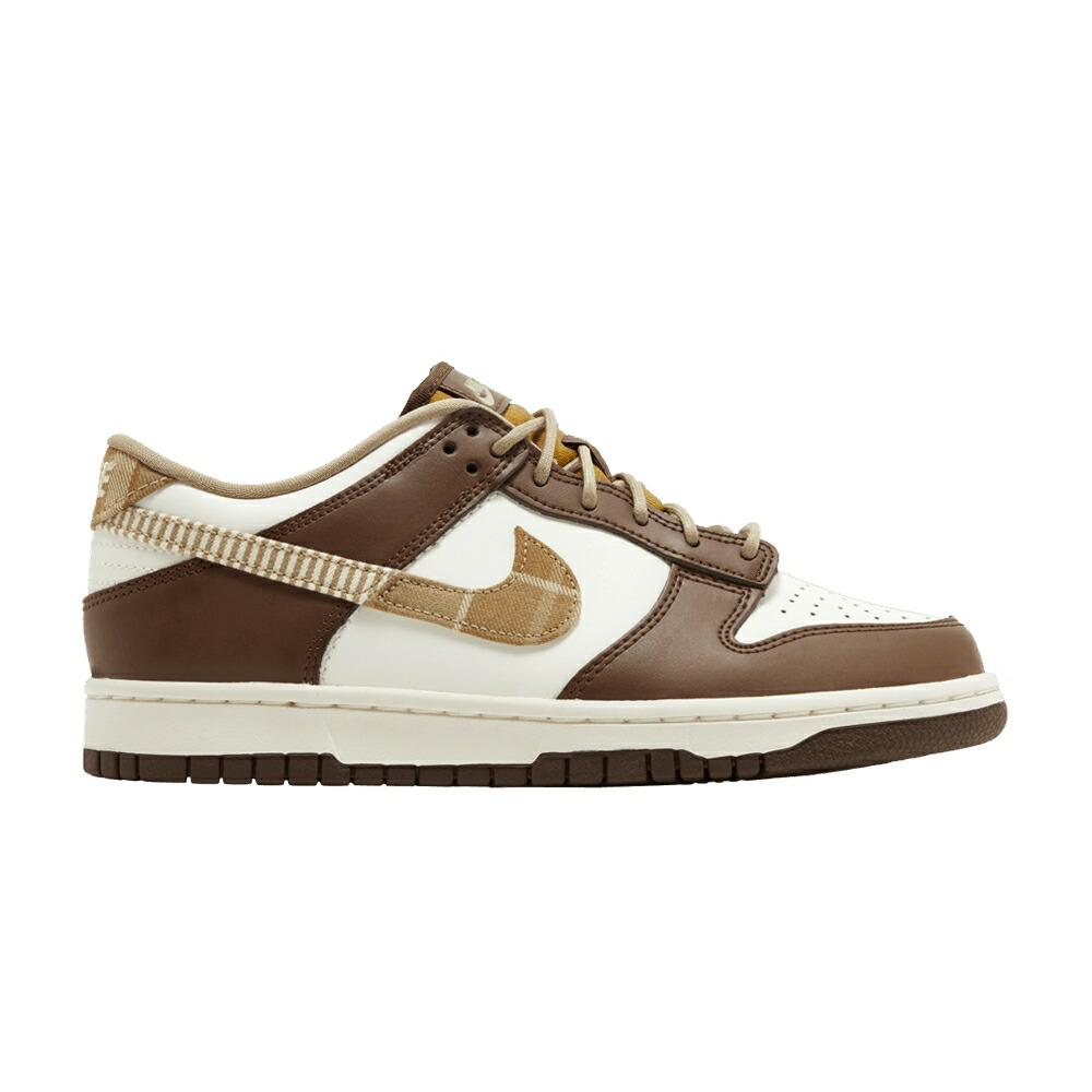ナイキ ダンク ダンクロー 'PLAID BROWN' ジュニア キッズ NIKE DUNK LOW GS / SAIL MULTI COLOR CACAO WOW ベビー マタニティ スニーカー