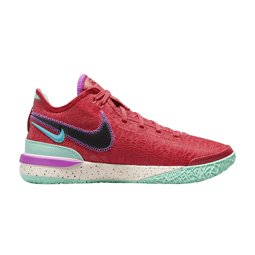 ナイキ ズーム レブロン トラック 赤 レッド 黒色 ブラック 'TRACK RED' スニーカー メンズ NIKE ZOOM LEBRON NXXT GEN EP / TRACK RED BLACK TEAL NEBULA