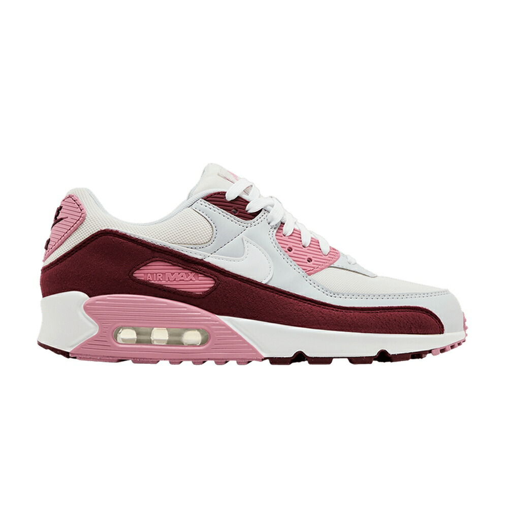ナイキ マックス チーム 赤 レッド プラチナム ピュア エアマックス NEAPOLITAN スニーカー レディース NIKE WMNS AIR MAX 90 SE / DARK TEAM RED PLATINUM TINT PURE