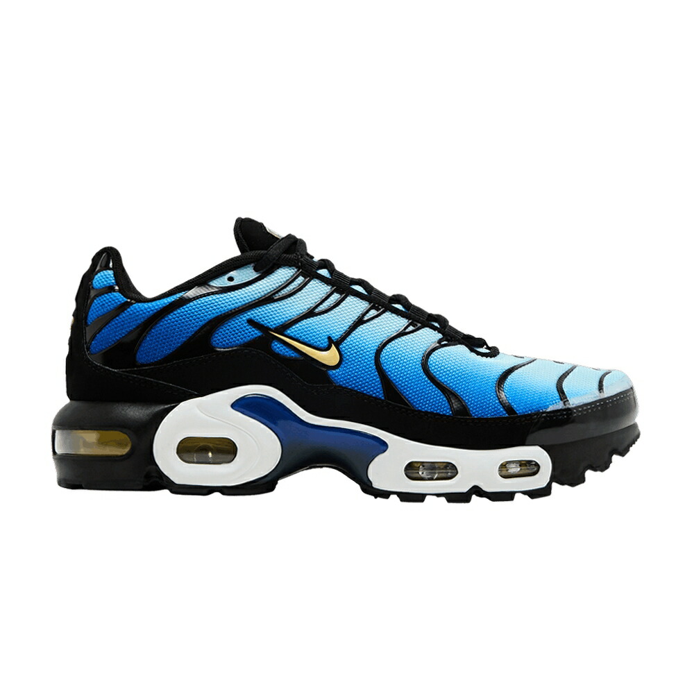 ナイキ マックス 黒色 ブラック スカイ 青色 ブルー エアマックスプラス 'HYPER BLUE' ジュニア キッズ NIKE AIR MAX PLUS GS 2025 / BLACK SKY BLUE HYPER BLUE ベビー マタニティ スニーカー