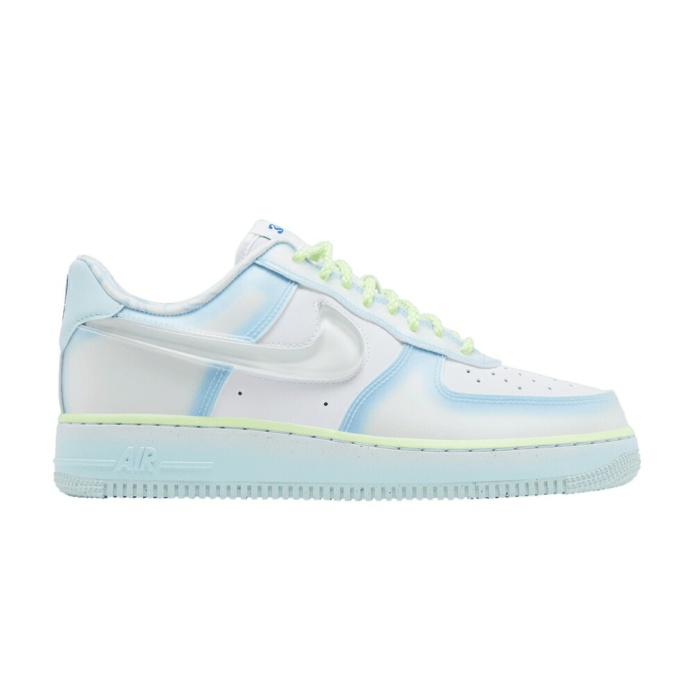 ナイキ クルー 青色 ブルー 白色 ホワイト エアフォース '07 'PSYCHIC BLUE' スニーカー レディース NIKE SERENA WILLIAMS DESIGN CREW X WMNS AIR FORCE 1 / PSYCHIC BLUE CLEAR WHITE GLACIER