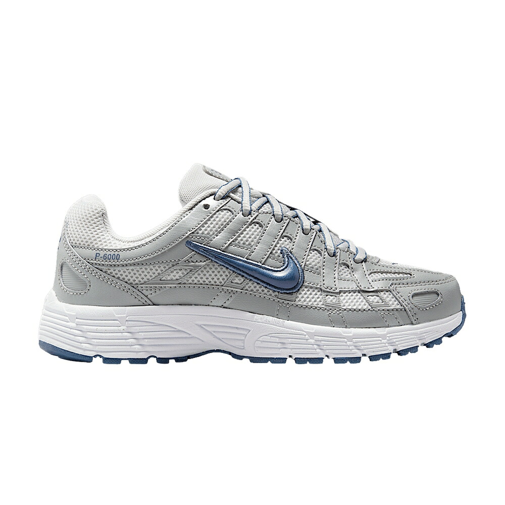 ナイキ 薄墨色 薄墨色 サンダー 青み 青色 \u0027VAST BLUE\u0027 お坊っちゃん キッズ NIKE P-6000 GS GREY THUNDER / VAST GREY THUNDER BLUE もの言う花 マタニティ スニーカー