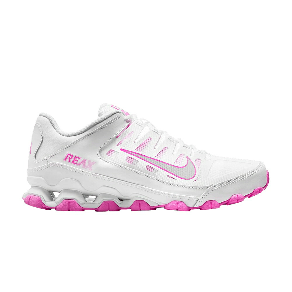 ナイキ 白色 ホワイト ピンク 'WHITE PINK' スニーカー レディース NIKE WMNS REAX 8 TR PLAYFUL / WHITE PLAYFUL PINK METALLIC｜スニケス
