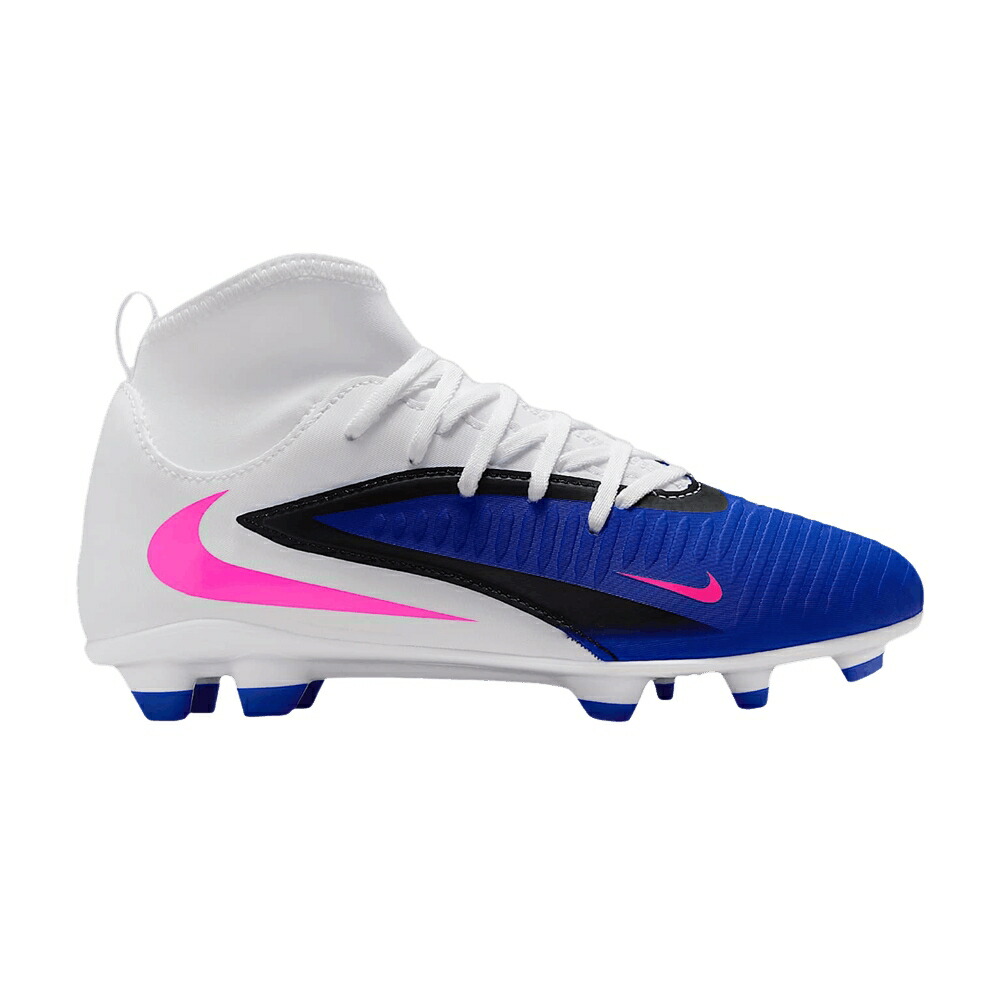 ナイキ ハイ 青色 ブルー 白色 ホワイト ピンク ブラスト JR. 'RACER BLUE' ジュニア キッズ NIKE PHANTOM 6 HIGH MG GS / RACER BLUE WHITE PINK BLAST ベビー マタニティ スニーカー