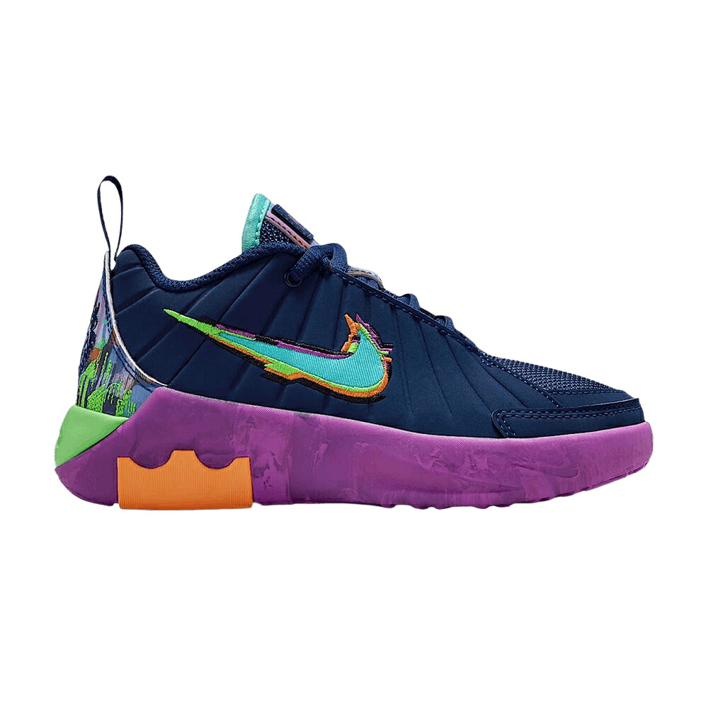 ナイキ レブロン 青色 ブルー 紫 パープル 緑 グリーン ウィットネス 'BLUE TURQUOISE' ジュニア キッズ NIKE LEBRON WITNESS 9 PS VOID/VIVID PURPLE/GREEN STRIKE/BLEACHED / BLUE VOID VIVID PURPLE GREEN ベビー マタ｜スニケス 49,440円