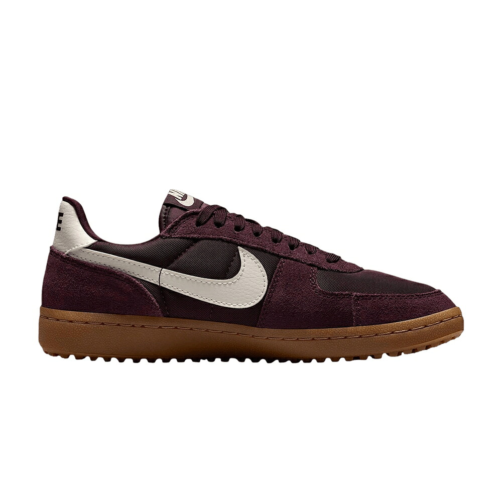 ナイキ フィールド ジェネラル ワイン色 バーガンディー 茶色 ブラウン 'BURGUNDY SAIL' スニーカー レディース NIKE WMNS FIELD GENERAL CRUSH / BURGUNDY CRUSH GUM DARK BROWN｜スニケス