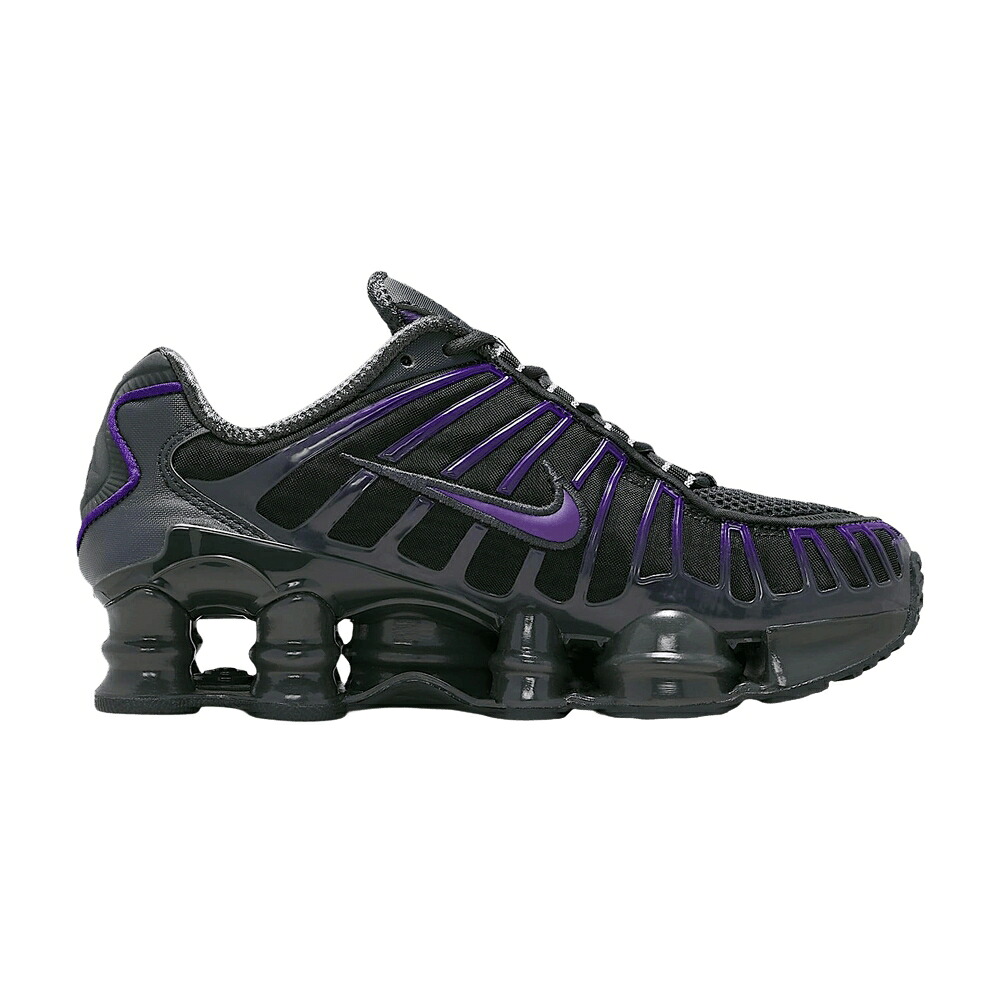 ナイキ ショックス 灰色 グレー コート 紫 パープル 'DARK PURPLE' ジュニア キッズ NIKE SHOX TL GS SMOKE GREY COURT / DARK SMOKE GREY COURT PURPLE ベビー マタニティ スニーカー