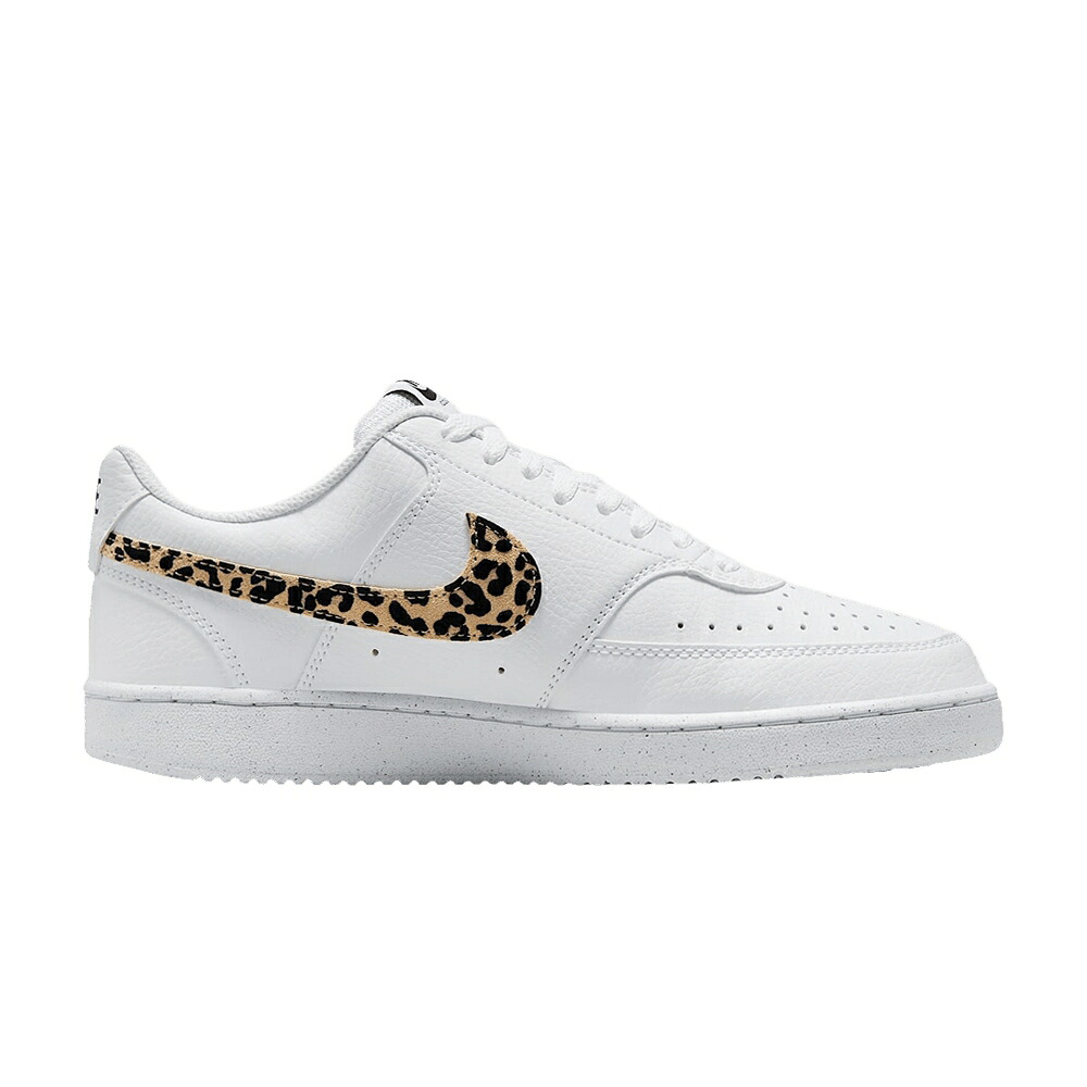 ナイキ 白いこと 白いこと 黒いこと 黒いこと \u0027WHITE LEOPARD\u0027 スニーカー メンズ NIKE WMNSCOURT VISION LOW SE / WHITE BLACK MULTI COLOR