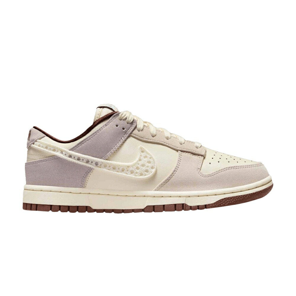 ナイキ ダンク パール ダンクロー 'CROCHET SWOOSH' スニーカー レディース NIKE WMNS DUNK LOW LX / SOFT PEARL MALT SAIL