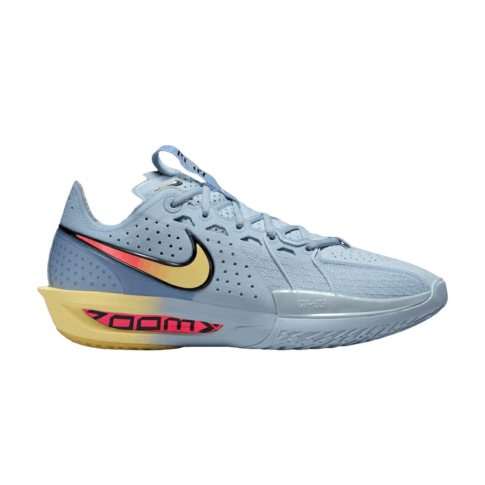 ナイキ ズーム 青色 ブルー 黄色 イエロー 'LIGHT BLUE' スニーカー メンズ NIKE AIR ZOOM GT CUT 3 EP ARMORY / LIGHT ARMORY BLUE BICYCLE YELLOW