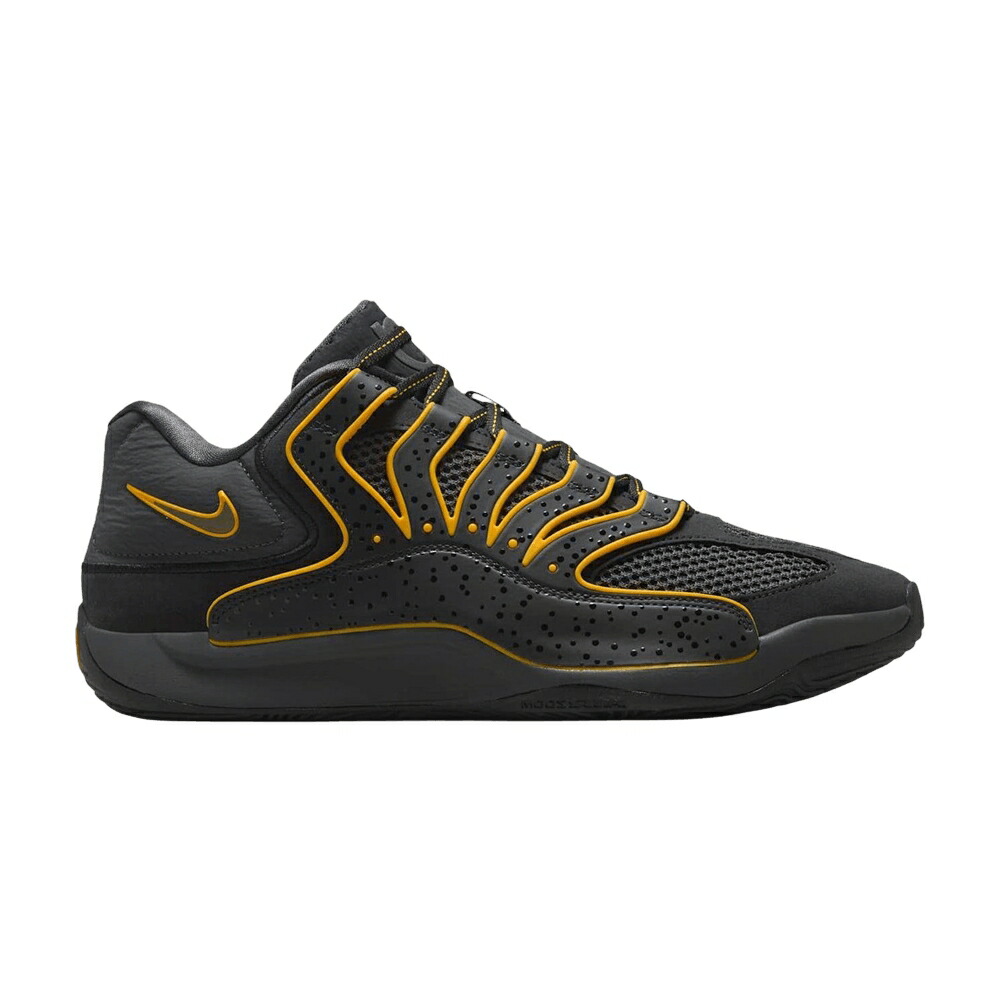 ナイキ 黒いこと 黒いこと ゴールド \u0027RAIN CITY\u0027 スニーカー メンズ NIKE KD 18 EP / BLACK UNIVERSITY GOLD ANTHRACITE