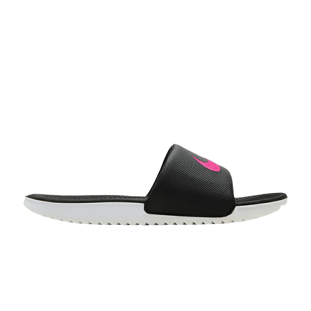 ナイキ サンダル 黒いこと 黒いこと さくら色 白いこと 白いこと スニーカー レディース NIKE WMNS KAWA SLIDE / BLACK PINK WHITE レディース靴-靴-スニーカー