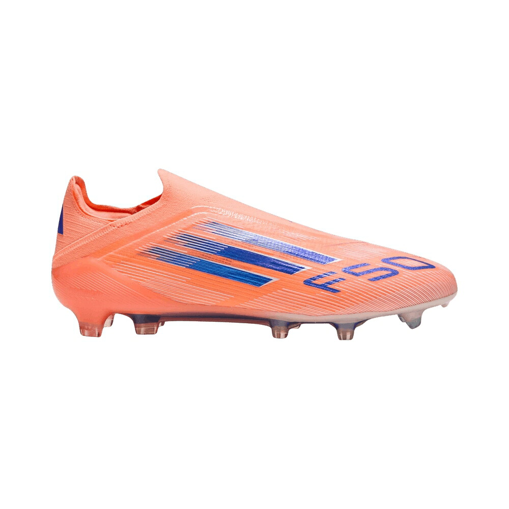 アディダス エリート 橙 オレンジ色 青味 青み \u0027BEAM WHITE\u0027 スニーカー メンズ ADIDAS F50 ELITE LACELESS ORANGE/LUCID BLUE/CLOUD / BEAM ORANGE LUCID BLUE CLOUD